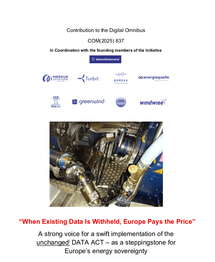 Contribution to the Digital Omnibus – Positionspapier